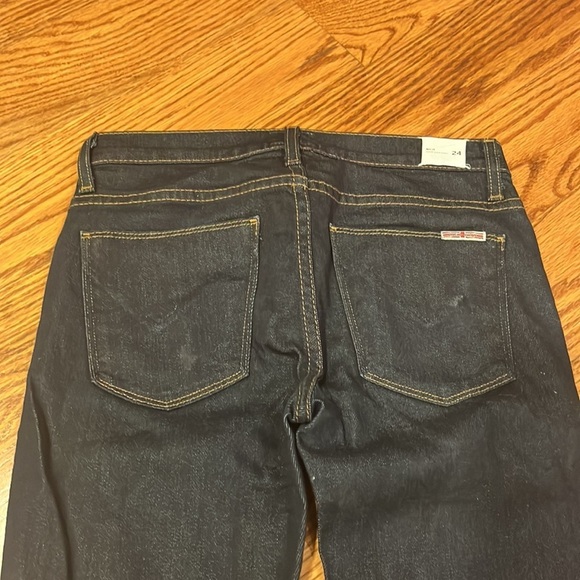 Hudson Woman’s Dark Blue Nico Mid-rise Super Skinny Jeans Size 24 - Picture 6 of 8
